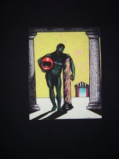 Pintura titulada "Motar" por Pampouille, Obra de arte original, Tinta