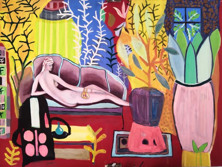 "Un atelier dans la…" başlıklı Tablo Papillon tarafından, Orijinal sanat, Guaş boya