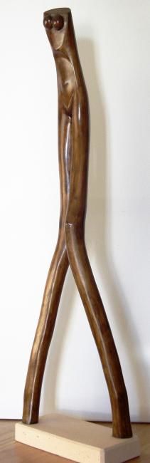 "Timidez (madeira)" başlıklı Heykel Aníbal Ruivo tarafından, Orijinal sanat
