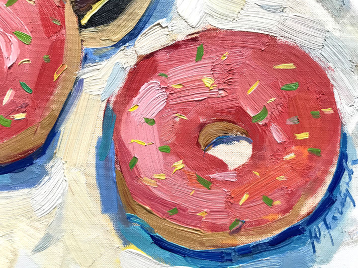 Support Mural Donuts en Acrylique -  - 100% belge