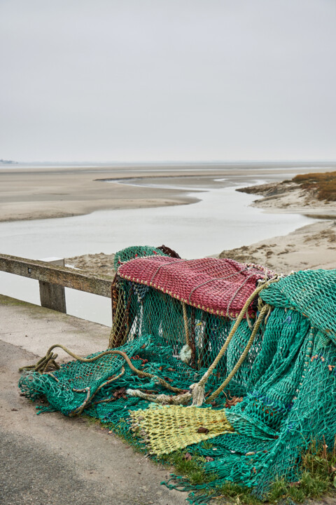 Fotografie getiteld "Mer – Baie de Somme…" door Patrice Picard, Origineel Kunstwerk, Digitale fotografie