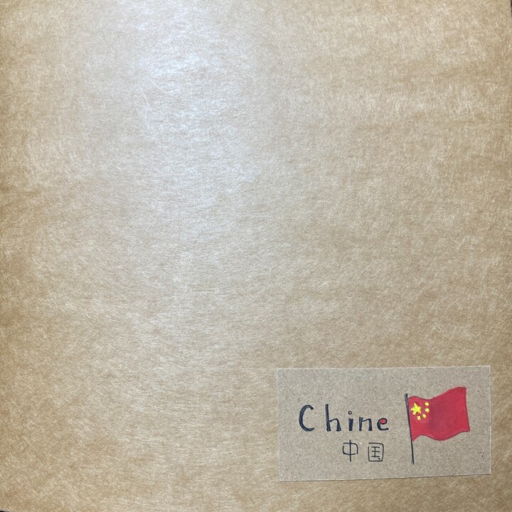 Disegno intitolato "Chine carnet  croqu…" da Patricia Blanchet-Olivier, Opera d'arte originale, Acquarello