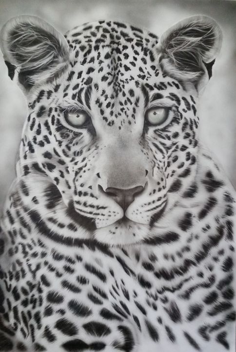 Leopard Jpg Painting By P Renaud Artmajeur