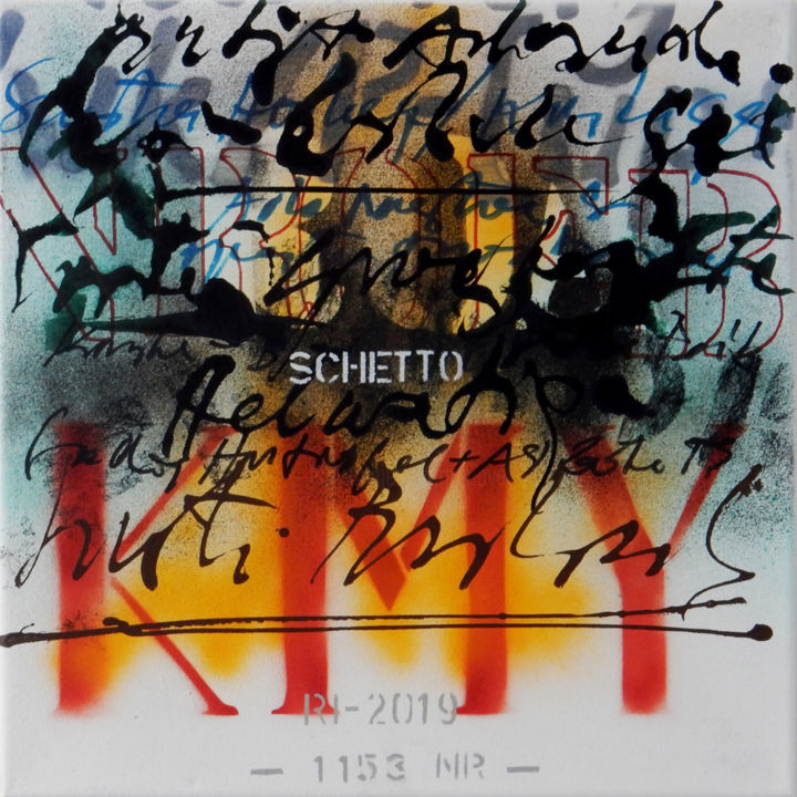 Malerei mit dem Titel "1153 NR" von Pavel A.Richtr, Original-Kunstwerk, Acryl