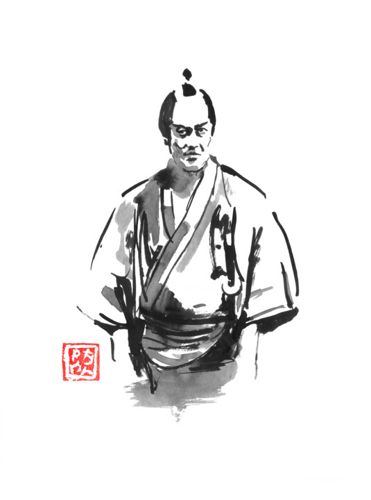 Bad Samurai, Drawing by Péchane