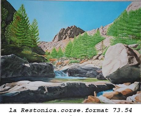 Картина под названием "Vallée de la reston…" - Roger Guillou, Подлинное произведение искусства