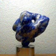 Skulptur mit dem Titel "blue forme" von Pero Jaksic, Original-Kunstwerk