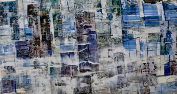 Картина под названием "LE PASSAGE" - Gerard Perrotin, Подлинное произведение искусства, Масло Установлен на Деревянная рама…