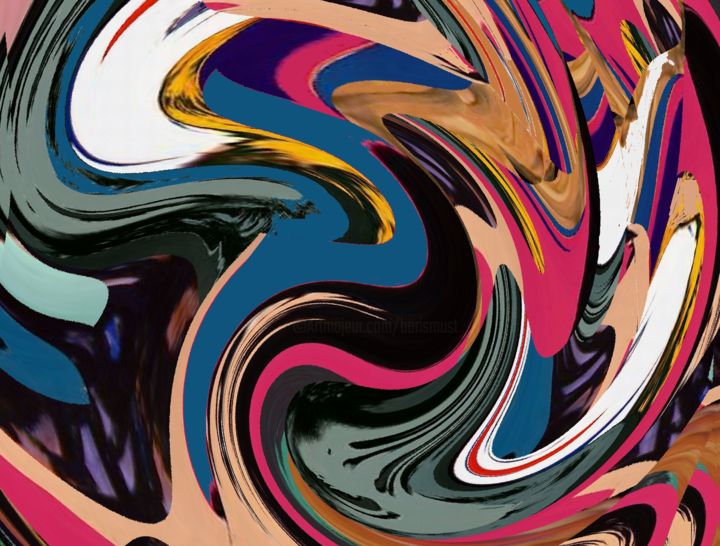 Digital Arts titled "abstract-surrealism…" by Peter Jalesh, Original Artwork, Digital Painting