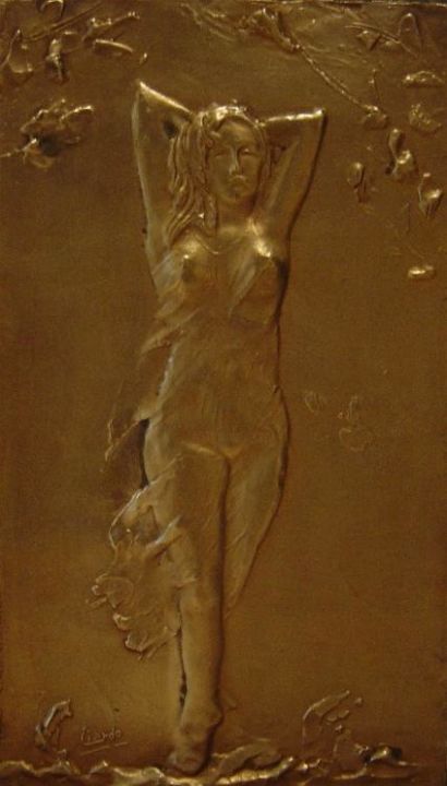 Sculpture titled "Erato" by Filippo Liardo, Original Artwork, Casting