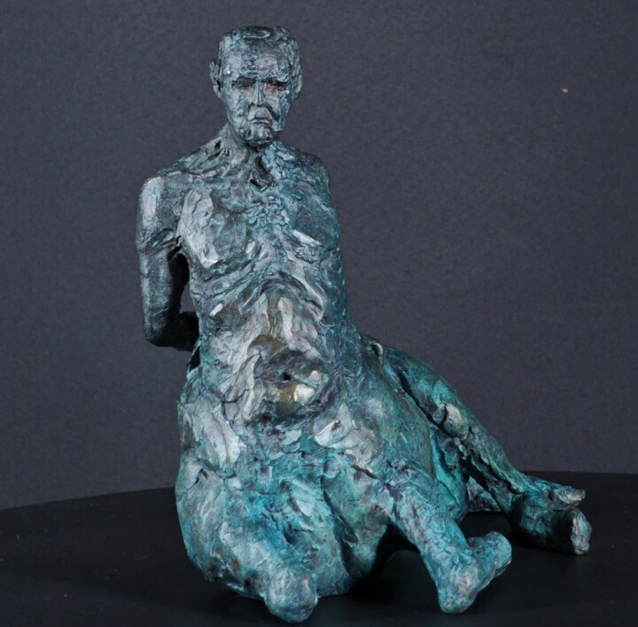 雕塑 标题为“Le vieux centaure 9…” 由Philippe Rude, 原创艺术品, 青铜
