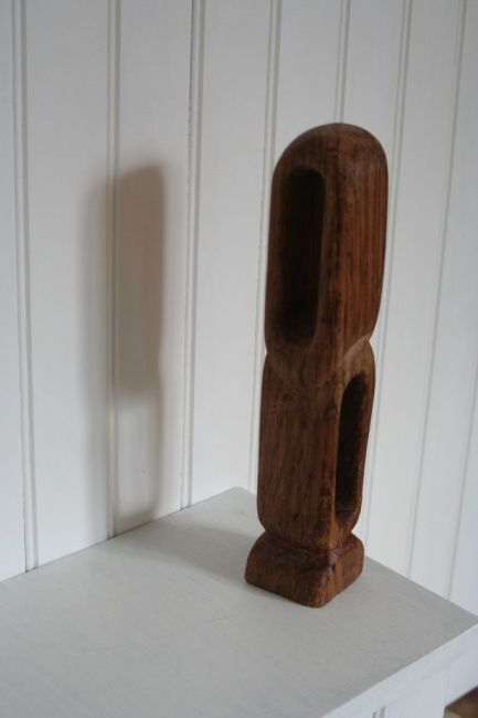 「La pere」というタイトルの彫刻 Philippe Pecheuによって, オリジナルのアートワーク, ウッド