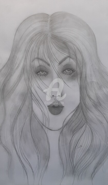 Drawing titled "SHADES OF HER 0" by Blackbeauty13, Original Artwork, Pencil