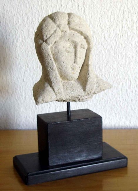 Sculpture titled "Vierge" by Pian, Original Artwork