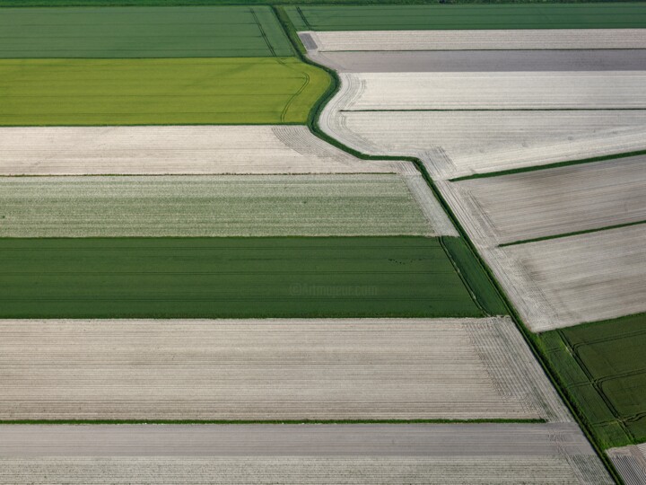 Photography titled "Polder 19 - Agricul…" by Pierre Piton, Original Artwork, Digital Photography