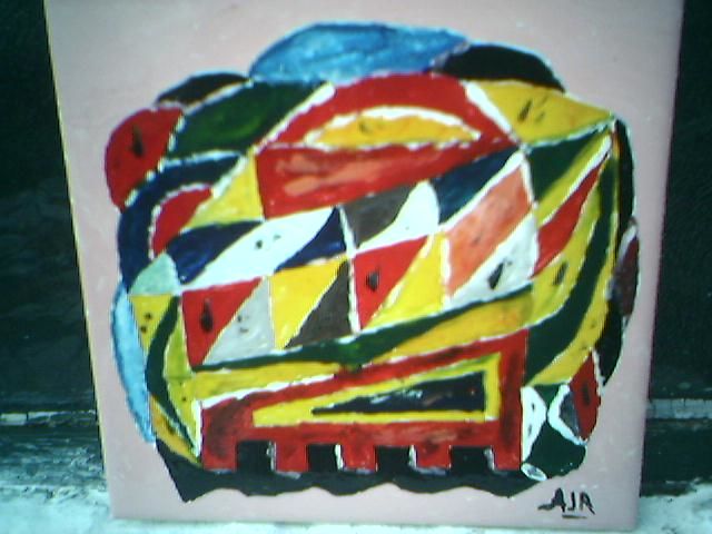 Malarstwo zatytułowany „Multicolor” autorstwa Alfredo Jesus Rocha, Oryginalna praca