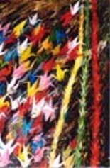 Collages intitulée "Thousand Cranes" par Pnina Granirer, Œuvre d'art originale, Autre