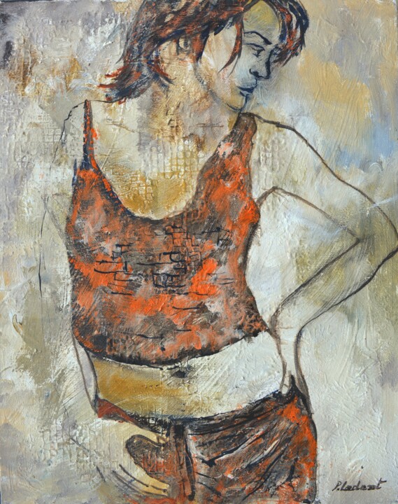 Pintura titulada "Lindsay" por Pol Ledent, Obra de arte original, Oleo Montado en Bastidor de camilla de madera