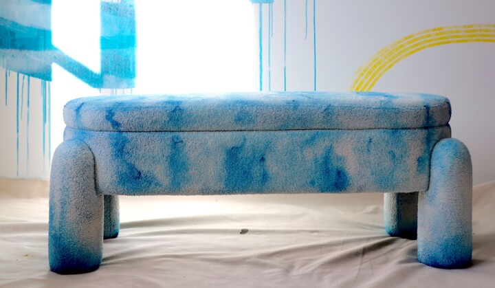 Diseño titulada "Design - Sherpa ott…" por Poonam Choudhary, Obra de arte original, Mueble