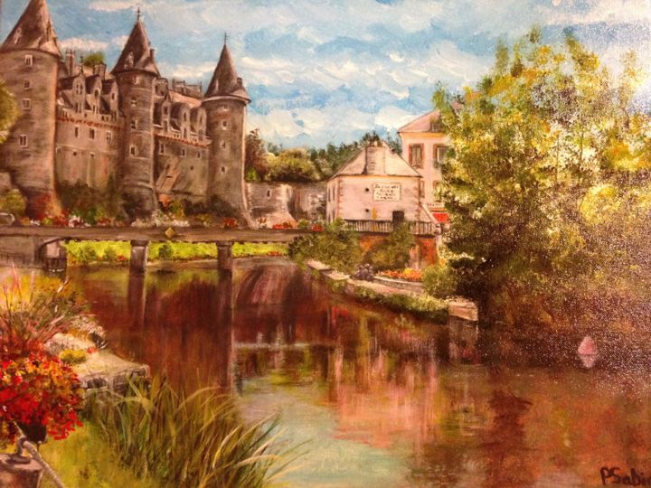 "Josselin Castle" başlıklı Tablo Paul Sabine tarafından, Orijinal sanat