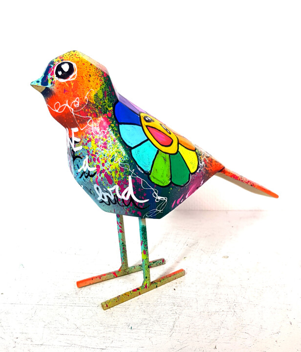 제목이 "Statue Oiseau Origa…"인 조형물 Pvettese로, 원작, 수지