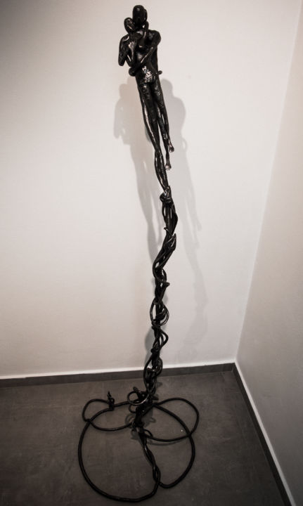 Sculpture titled "Sensual seduction" by Radek Svoboda, Original Artwork, Metals