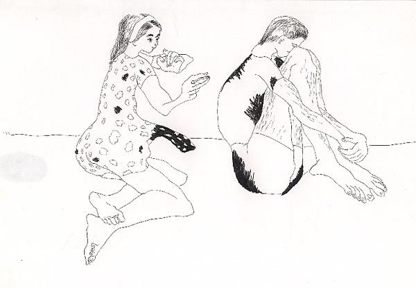 Couple Drawing Man Woman Love Drawings Sketch Art Tekening Door Raphael Perez Artmajeur