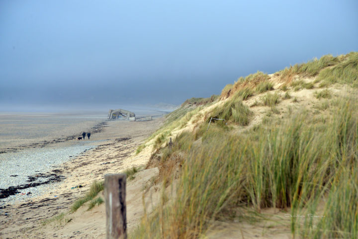 Beach Of Normandy 1944 Photography By Christian Ragaine