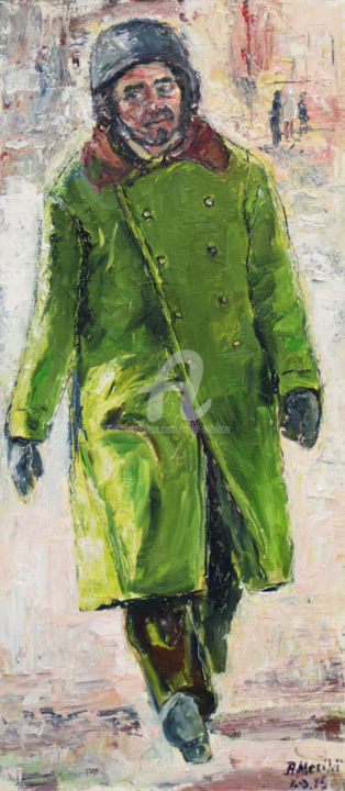 Painting titled "Leaving Montmartre" by Raija Merilä, Original Artwork