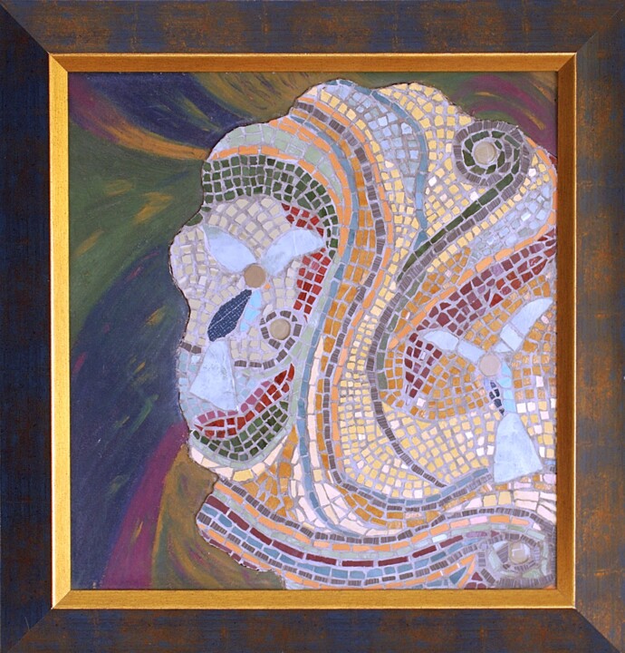 Sculpture titled "Breeze - ,,Adiere d…" by Raluca-Ioana Enăchescu, Original Artwork, Mosaic