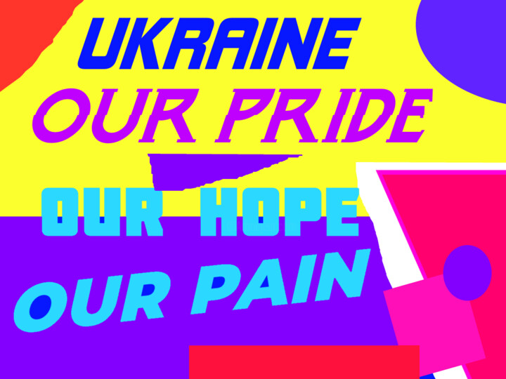 Artes digitais intitulada "Ukraine Our Pride O…" por Raphael Canossa, Obras de arte originais, Pintura digital