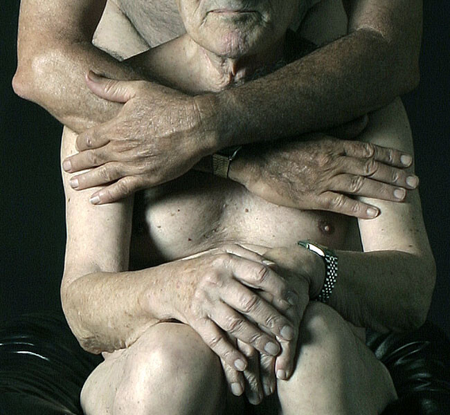 Fotografía titulada "two older gay coupl…" por Raphael Perez, Obra de arte original