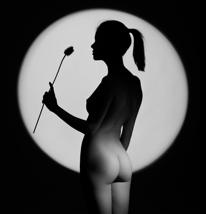 Fotografía titulada "Девушка с колючкой." por Refat Mamutov, Obra de arte original, Trabajo Digital 2D