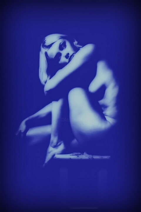 Fotografía titulada "Feeling the blues" por Reidulv Lyngstad, Obra de arte original, Fotografía analógica