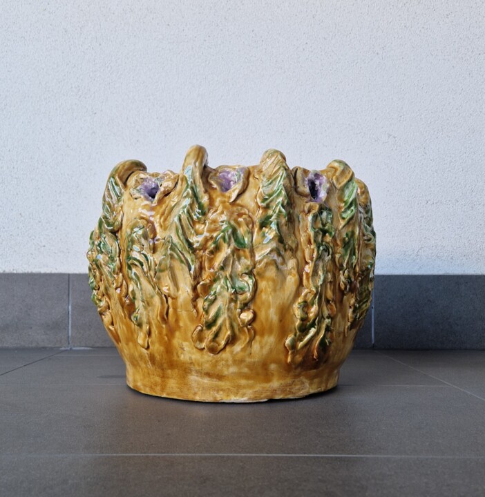 "Vaso ceramica - Wor…" başlıklı Heykel Renzo De Liberali tarafından, Orijinal sanat, Seramik