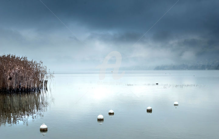 Fotografia intitolato "Lac  d'Annecy" da Karine Revillon, Opera d'arte originale