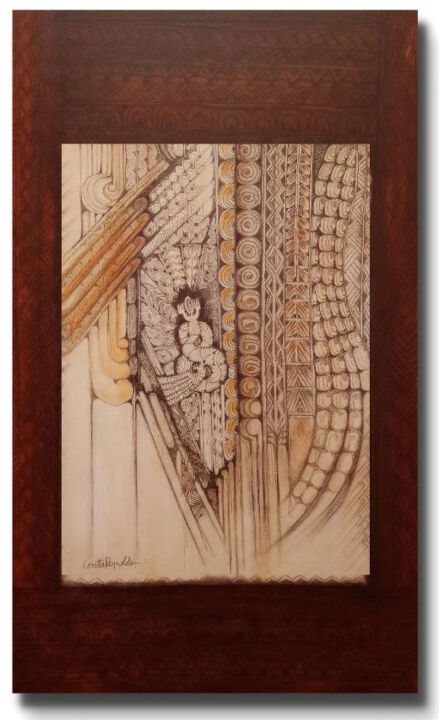 Pintura titulada "Tapa 1" por Reynolds, Obra de arte original, Acrílico Montado en Bastidor de camilla de madera
