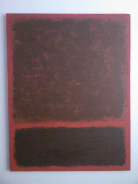 "Marron rouge noir." başlıklı Tablo Richard Mangold tarafından, Orijinal sanat, Petrol