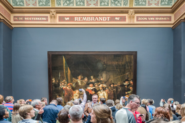 Photography titled "The Rijksmuseum in…" by Richard Silver, Original Artwork, Digital Photography