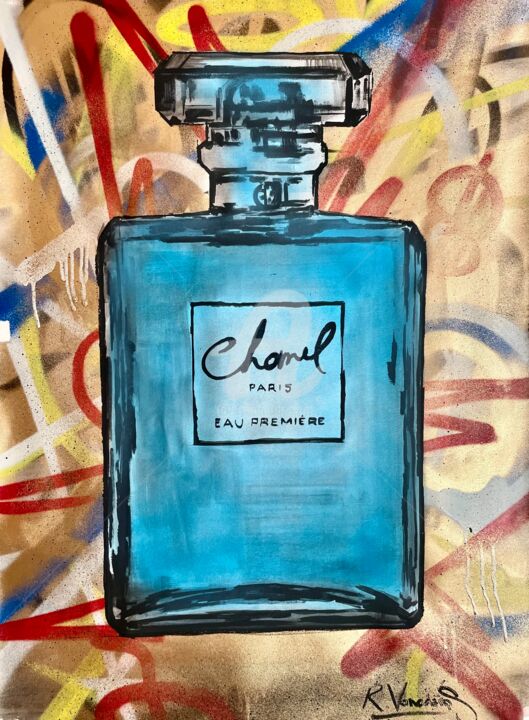 Painting titled "Chanel 2" by Rinalds Vanadzins, Original Artwork, Acrylic