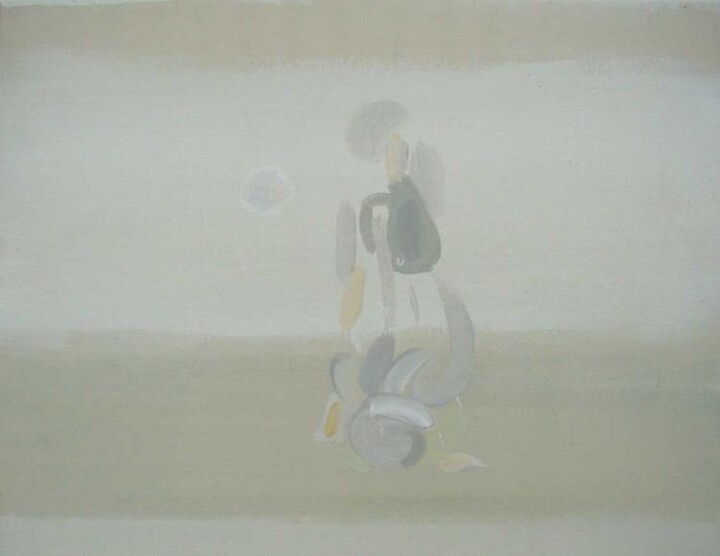 Painting titled "seashore 2" by Rob Arbouw, Original Artwork