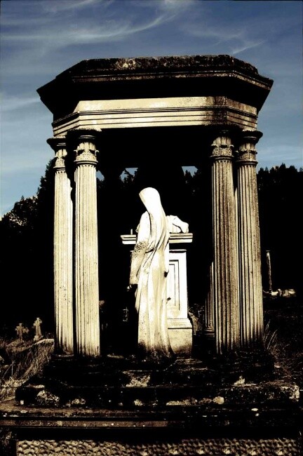 Photography titled "19th century grave" by Rob Arbouw, Original Artwork