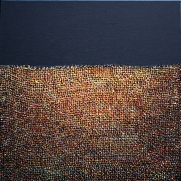 Peinture intitulée "Black serie N°9" par Robert Cadiere, Œuvre d'art originale, Acrylique Monté sur Châssis en bois