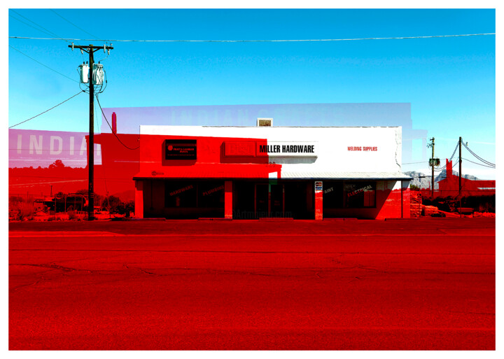 Photographie intitulée ""A RED VAGUE RECOLL…" par Roberto Cavalli, Œuvre d'art originale, Photographie numérique