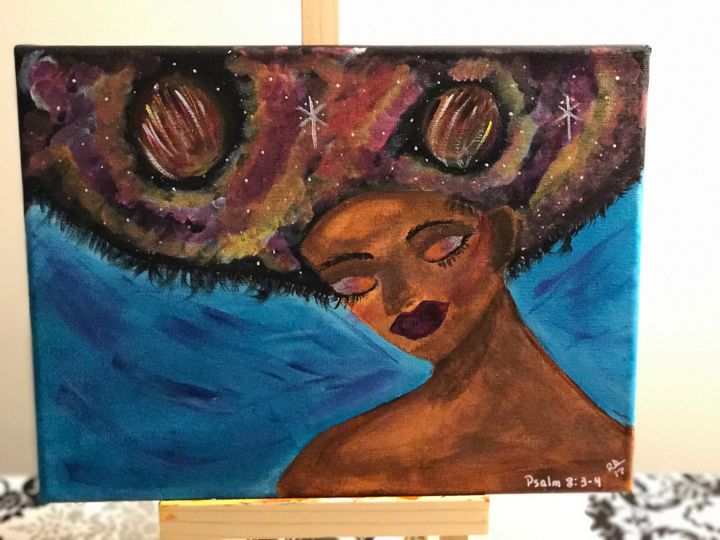 Pittura intitolato "Ms. Universe" da Rochelle Davis, Opera d'arte originale