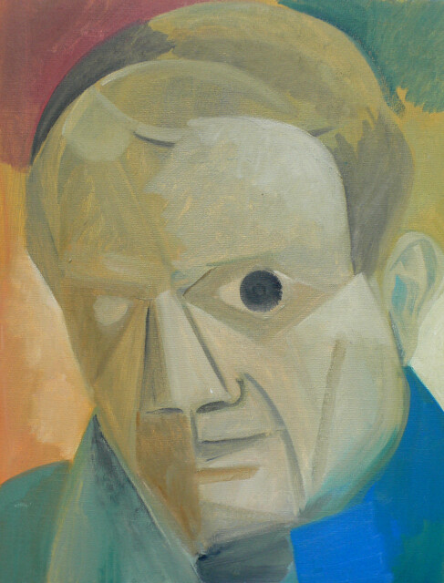 Картина под названием "Picasso" - Roland Gschwind, Подлинное произведение искусства, Масло