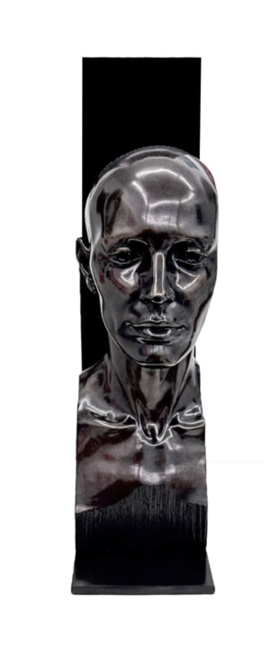 Skulptur mit dem Titel "LENINA" von Rollin, Original-Kunstwerk, Bronze