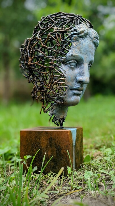 Sculpture titled "Terra" by Roman Rabyk, Original Artwork, Plastic