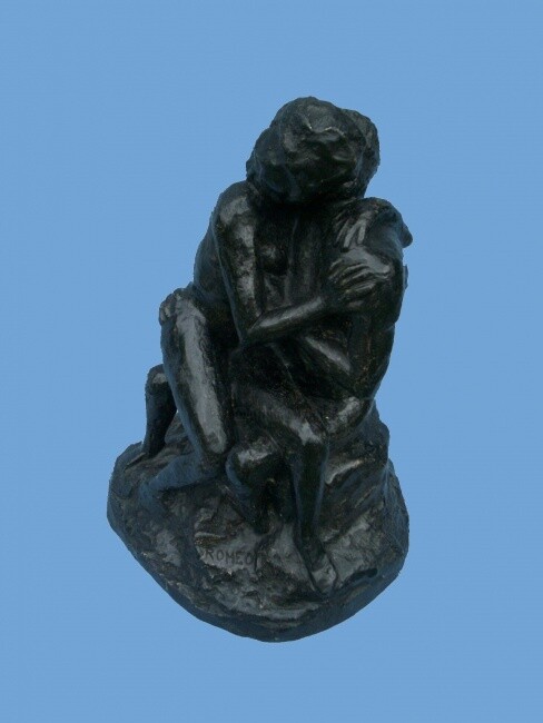 Sculpture intitulée "CASAL APAIXONADO" par Romeo Zanchett, Œuvre d'art originale