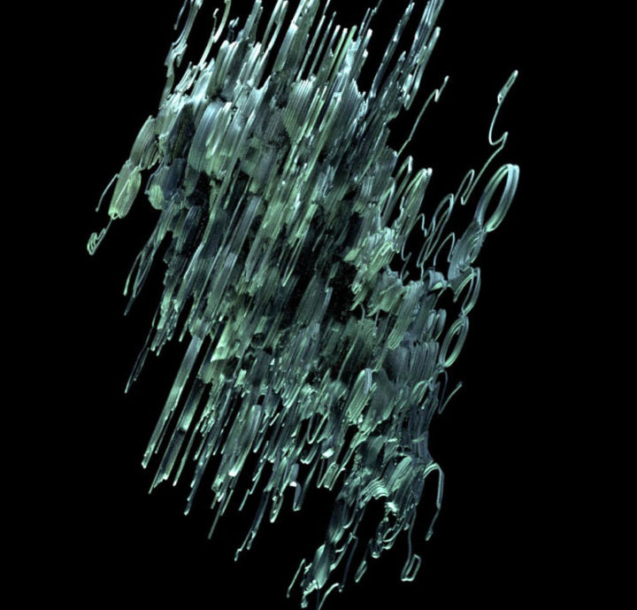 Digitale Kunst getiteld "Materium" door Rain R, Origineel Kunstwerk